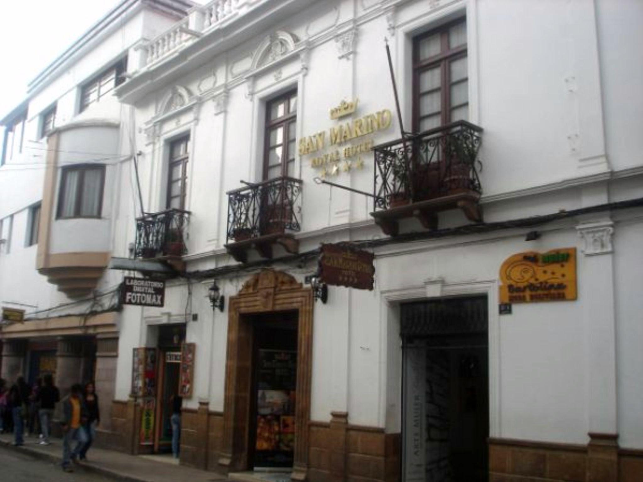 San Marino Royal Hotel Sucre Ngoại thất bức ảnh